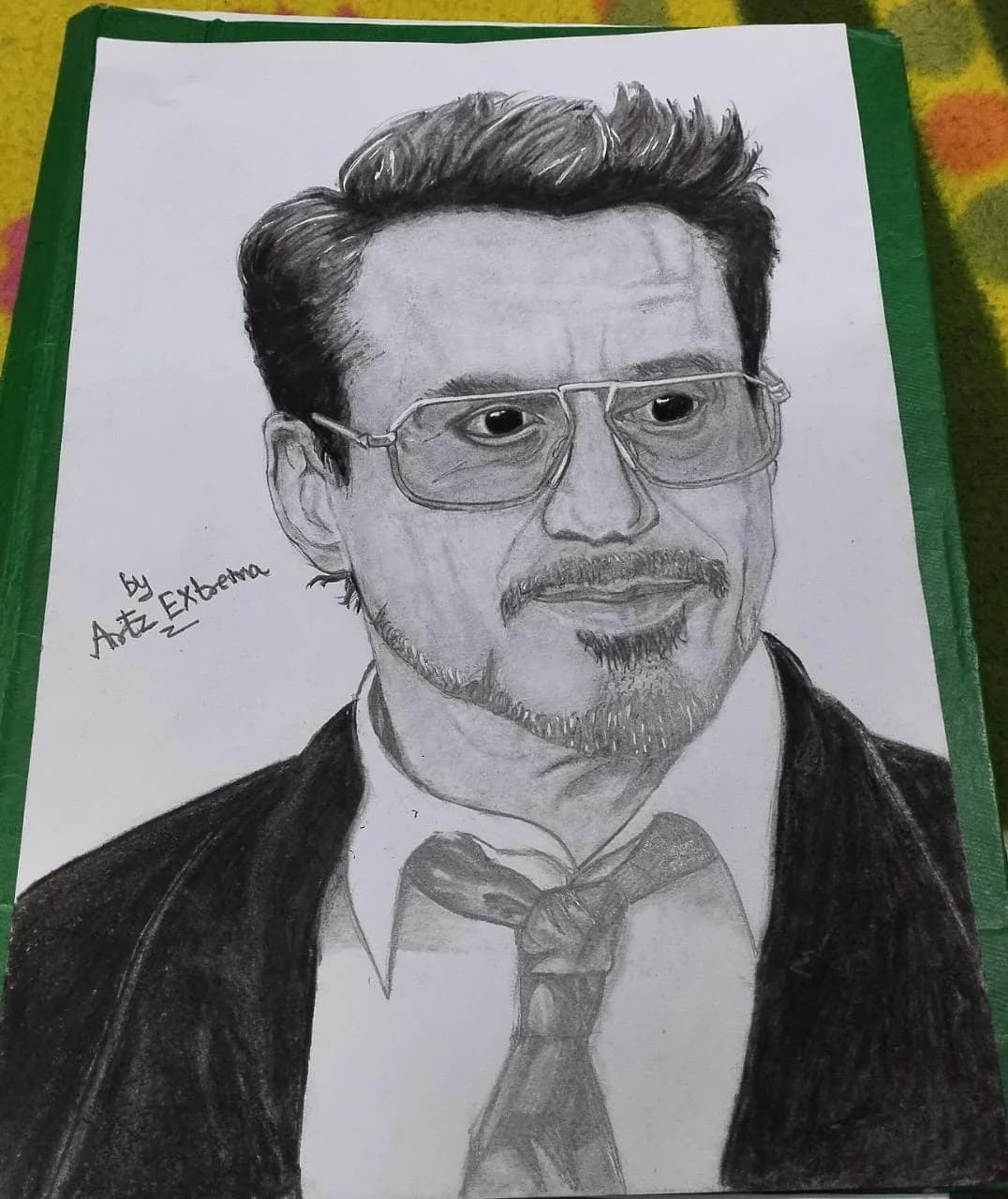 Realistic graphite pencil portrait